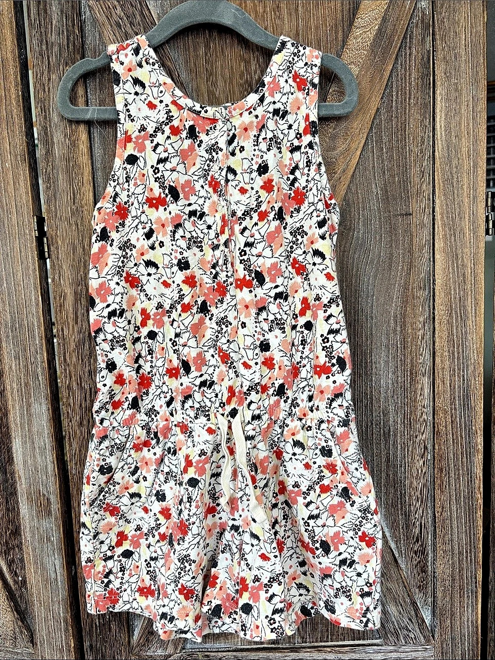 Gap Girls Floral Romper Size Medium (8-9)